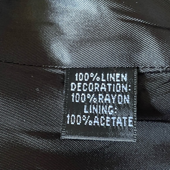 Linda Allard Ellen Tracy linen jacket - Picture 3 of 9